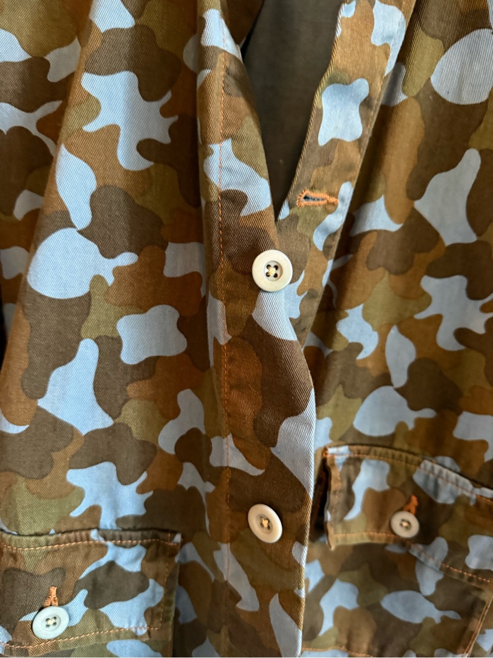 Imogene + Willie Goodall Jacket in Indigo Camo XS - Picture 10 of 12